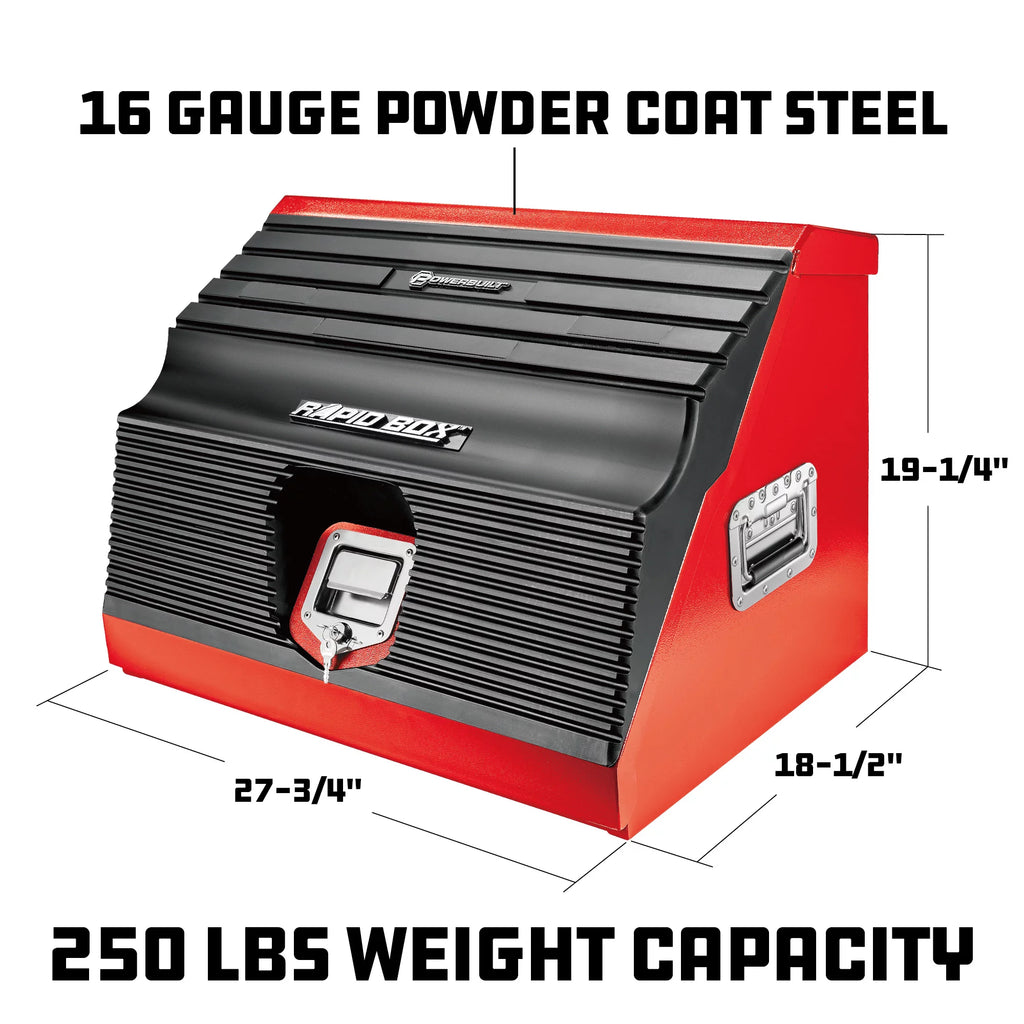26 Inch Portable Slant Front Toolbox T85806