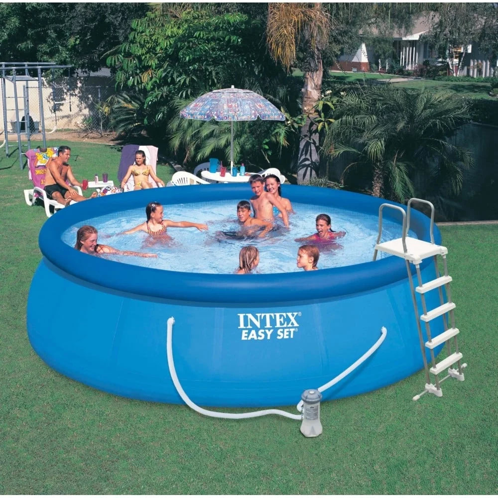 Above Ground Swimming Pool with Ladder and Pump E22716