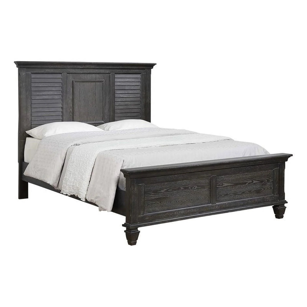 Wood Eastern King Panel Bed C361