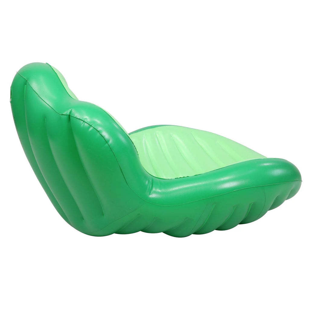 Green Inflatable Lounger Chair with Mesh Seat M66361