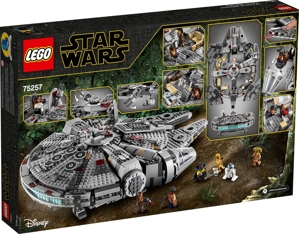 Star Wars Millennium Falcon Building Set with Minifigures U138527