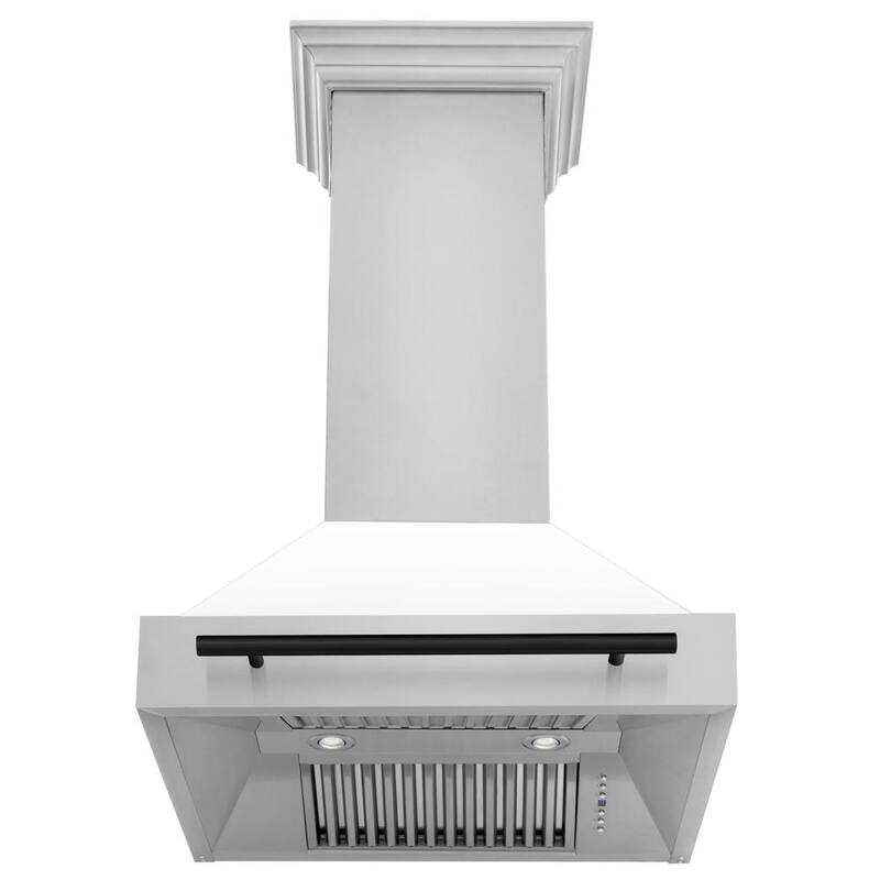 30 in. 400 CFM Ducted Wall Mount Range Hood in Stainless Steel L180512