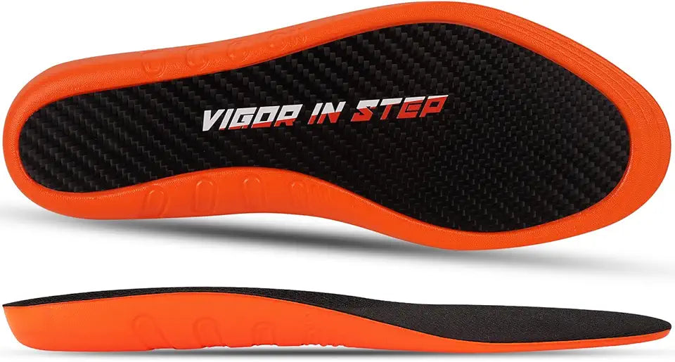 Carbon Fiber Shock Absorbing Sport Shoe Insoles T898182