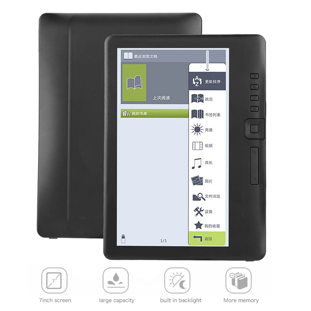 Portable 7inch E-book Reader Colorful Screen Y35775