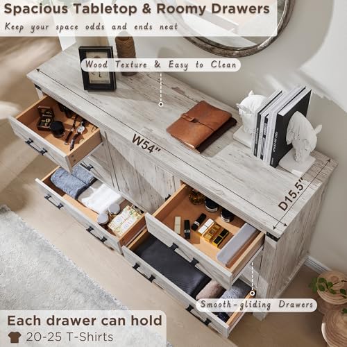 8 Drawer Wood Dresser I885