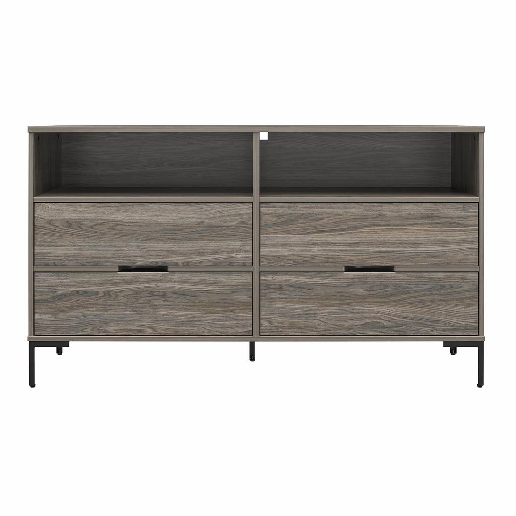 Weathered Oak Wide Dresser I3422