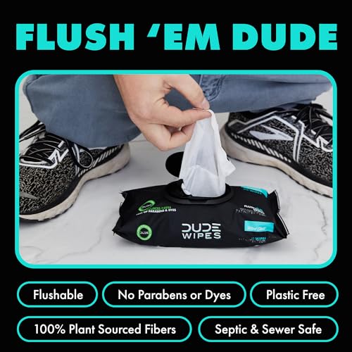 Flushable Unscented Extra-Large Adult Wet Wipes 3 Pack E26317