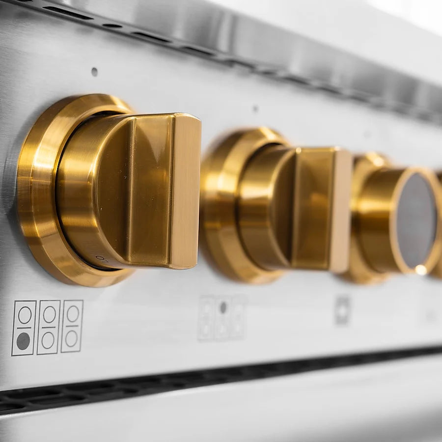 60 8.4 cu. ft. 8 Burner Natural Gas Dual Fuel Range Stainless Steel P416