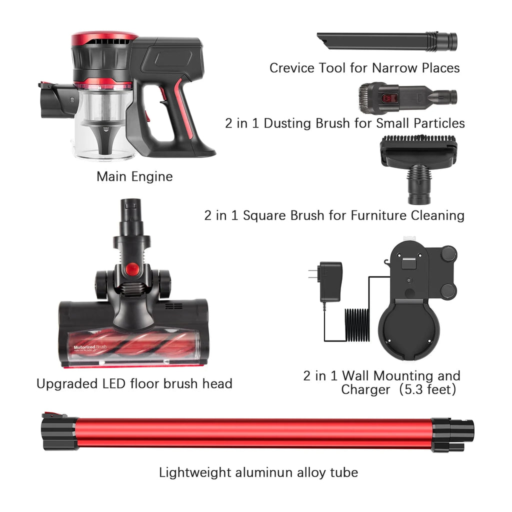 Cordless 2-in-1 Lightweight Stick Vacuum Cleaner I13967