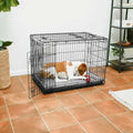 Heavy Duty 3 Door Collapsible Wire Dog Crate I244050