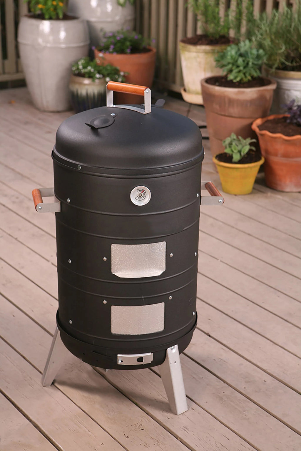 Charcoal 2-In-1 Combination Water Smoker P16160