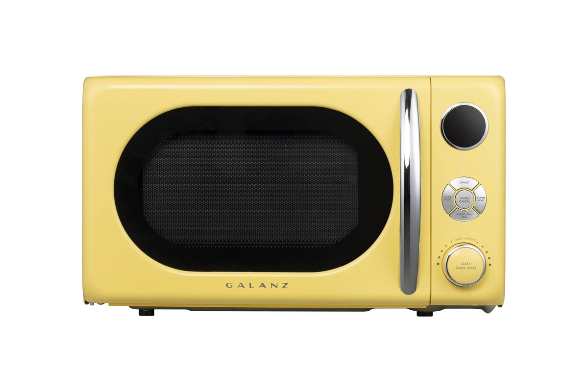 0.7 Cu ft 700 Watts Blue Retro Countertop Microwave Oven U1858