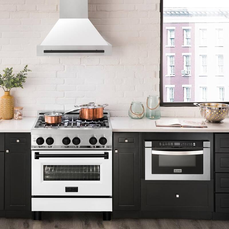 30 in. 400 CFM Ducted Wall Mount Range Hood in Stainless Steel L180512