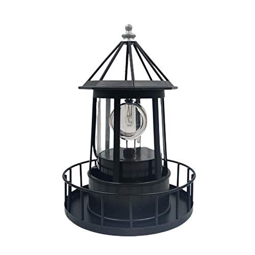 LED Solar Powered Lighthouse Waterproof Garden Statue Lights E872