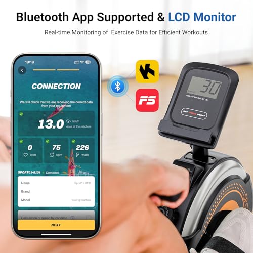 Magnetic Rowing Machine 350 LBS 16 Levels F440