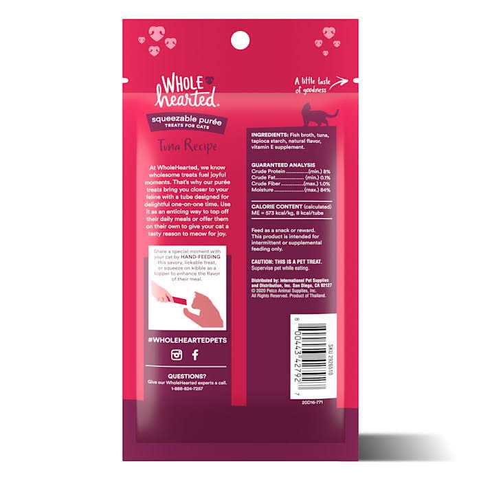 Tuna Recipe Puree Squeezable Cat Treats Z940109