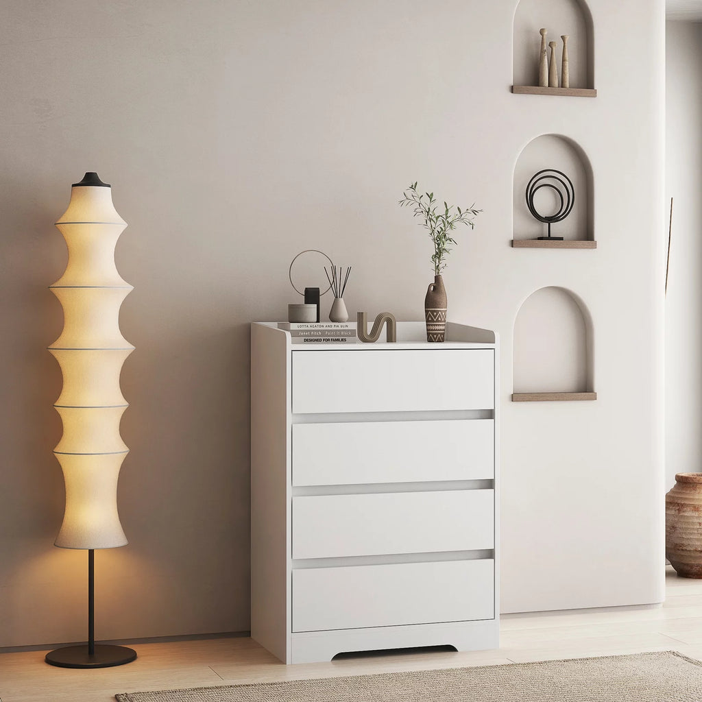 White 4 Drawer Dresser T669604