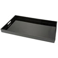 Black Rectangular Lacquer Serving Tray E913