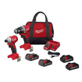 18-Volt Lithium-Ion Brushless Cordless Compact Drill/Impact Combo Kit (2-Tool) with Batteries, Charger and Bag Q995