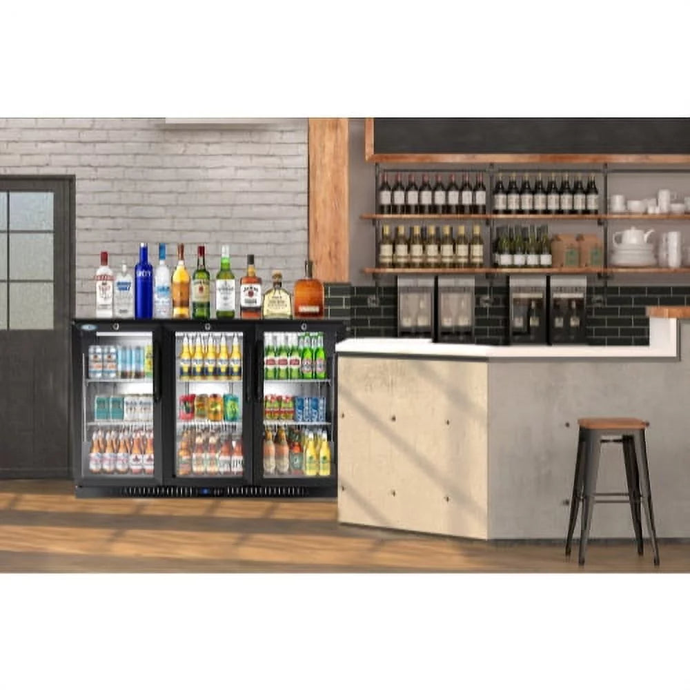 Three-Door Back Bar Refrigerator 11 Cu Ft Z7473