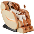 Zero Gravity SL-Track Shiatsu Full Body Massage Chair with Body Scan, Waist Heating, Bluetooth, Foot Rollers, 32 Airbags & Extended Footrest E4542