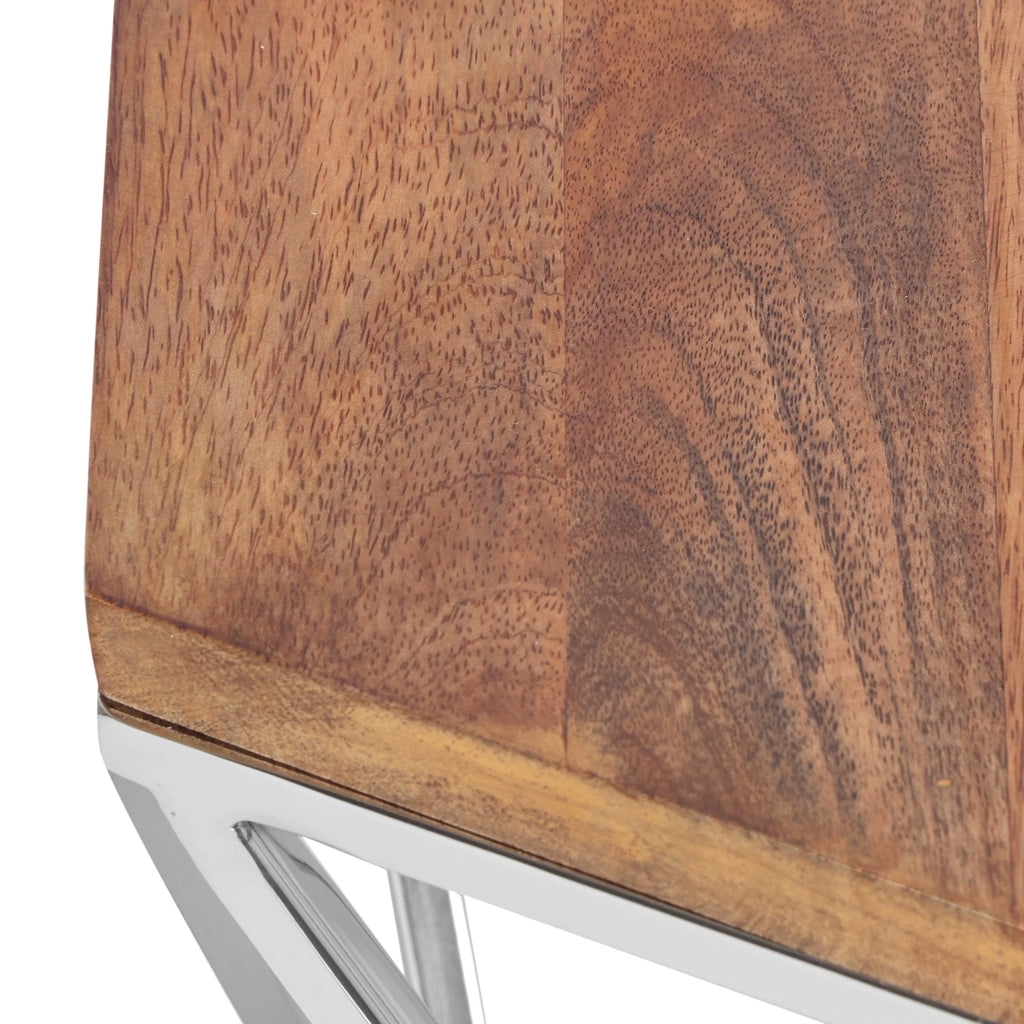 Stainless Steel Side Table Y67125
