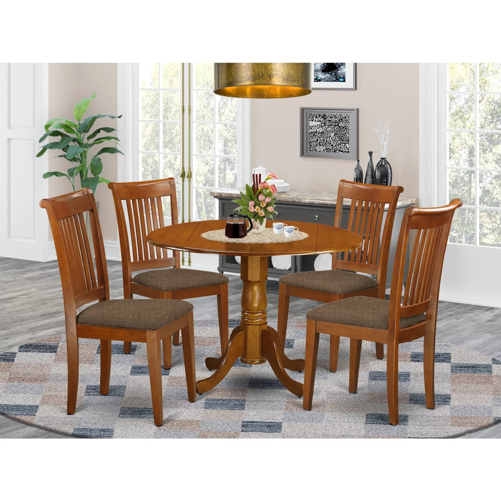 5 Pc Kitchen Table Set with 4 Chairs T534