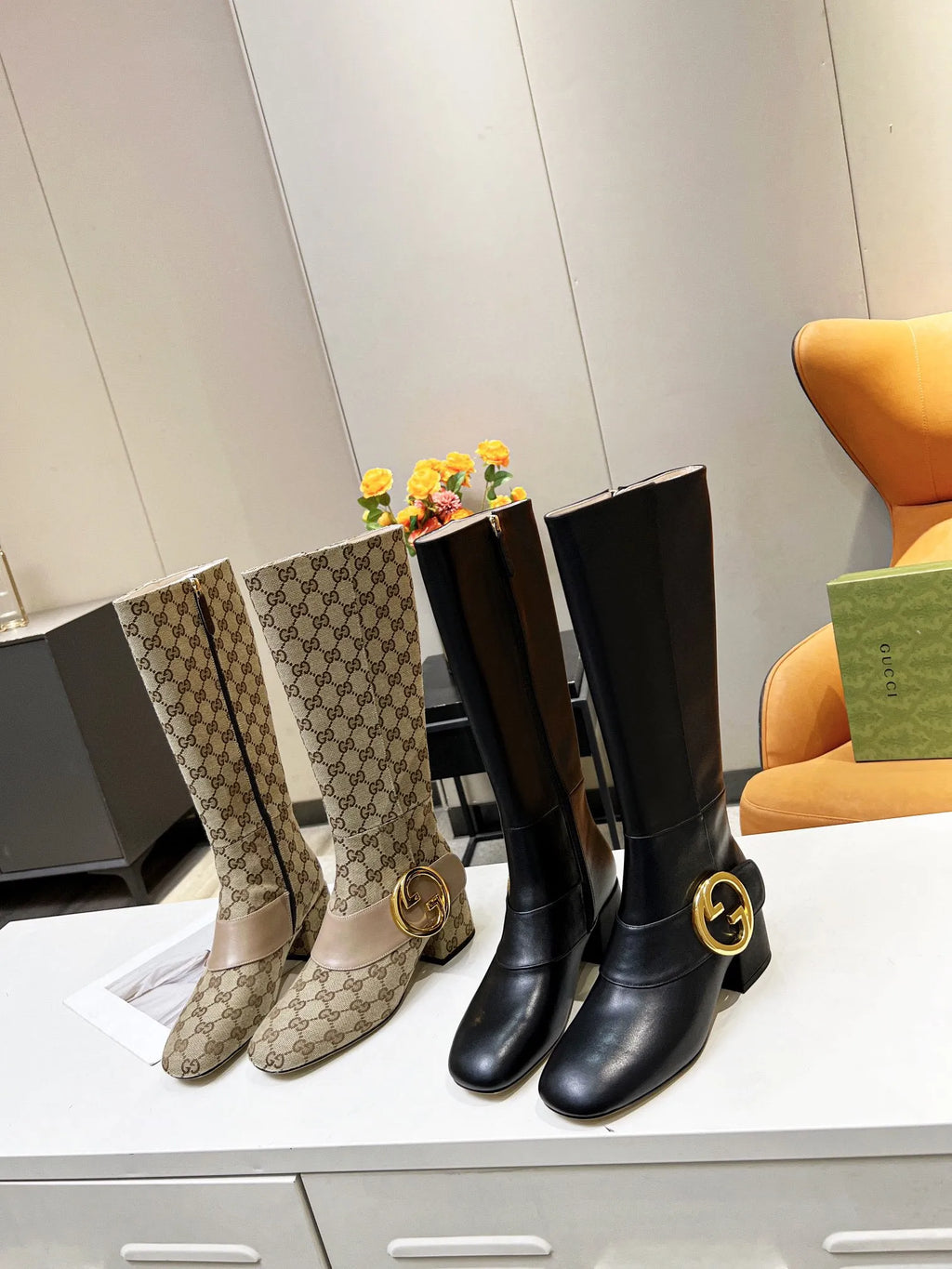 Women Boots Heels 5.5 cm S641