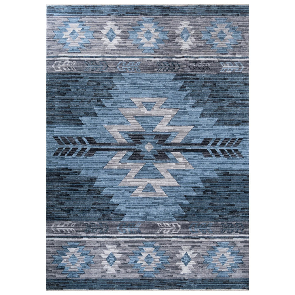 5x7 Modern Faded Area Rug W816