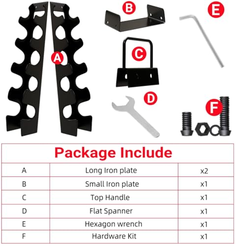 A-Frame Alloy Steel Dumbbell Rack with Handle O45229