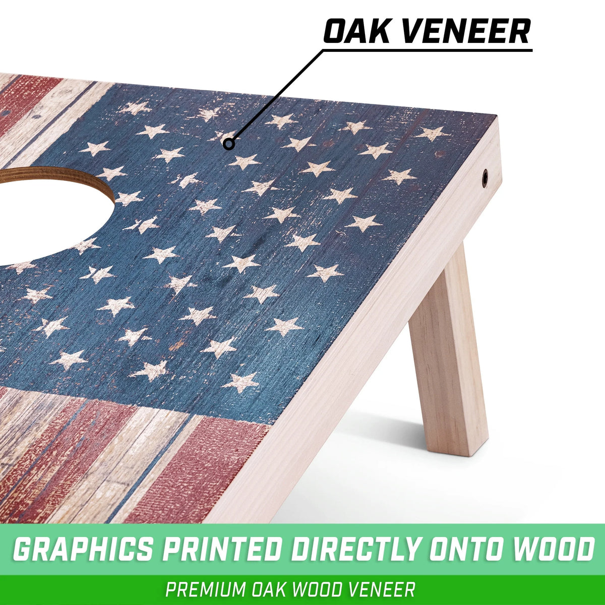 4'x2' Wood Cornhole Set J632270