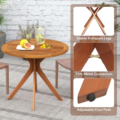 Round Wood Bistro Table N723926
