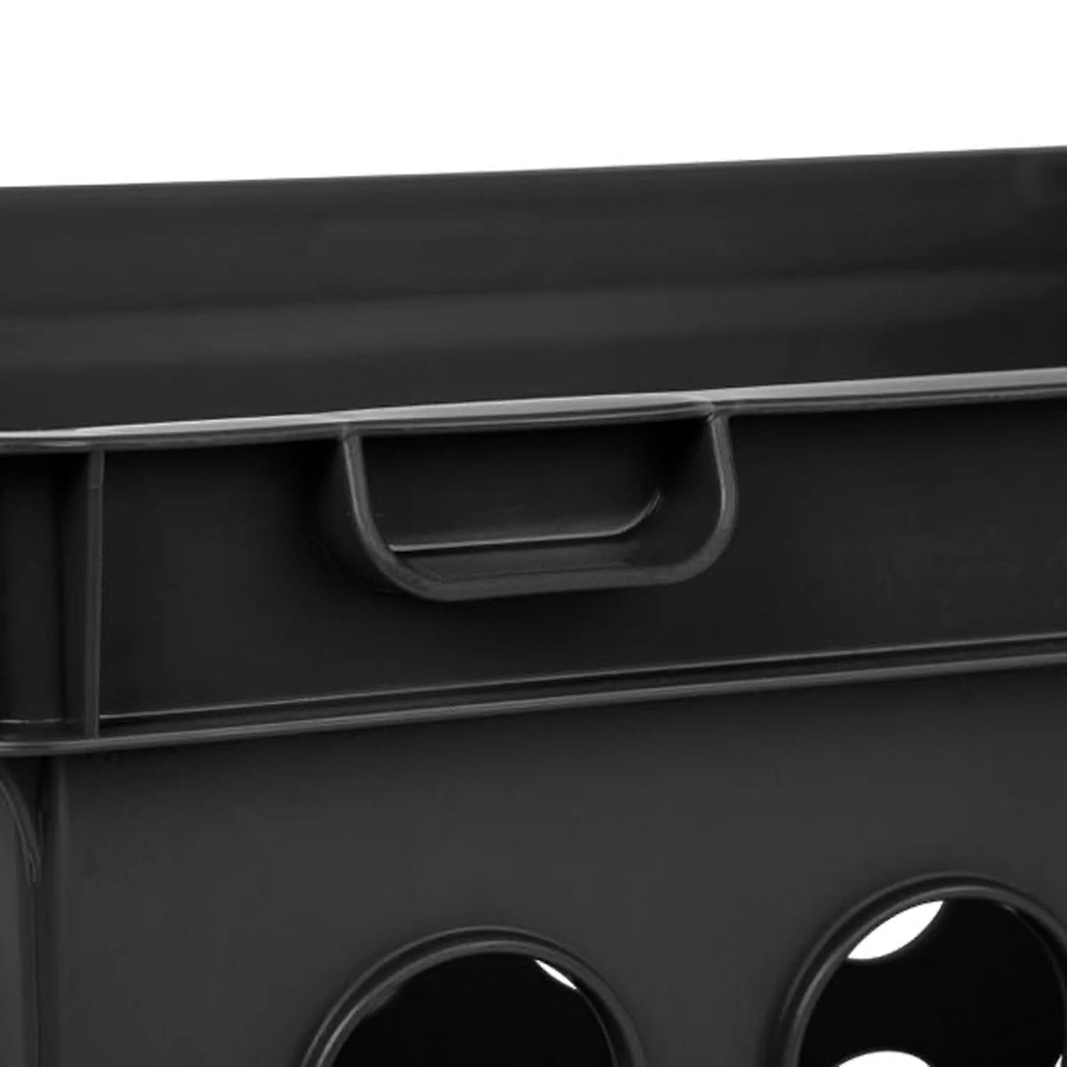 Stackable Storage Crate Organizer Bins with Handles, 6 Pack N3838