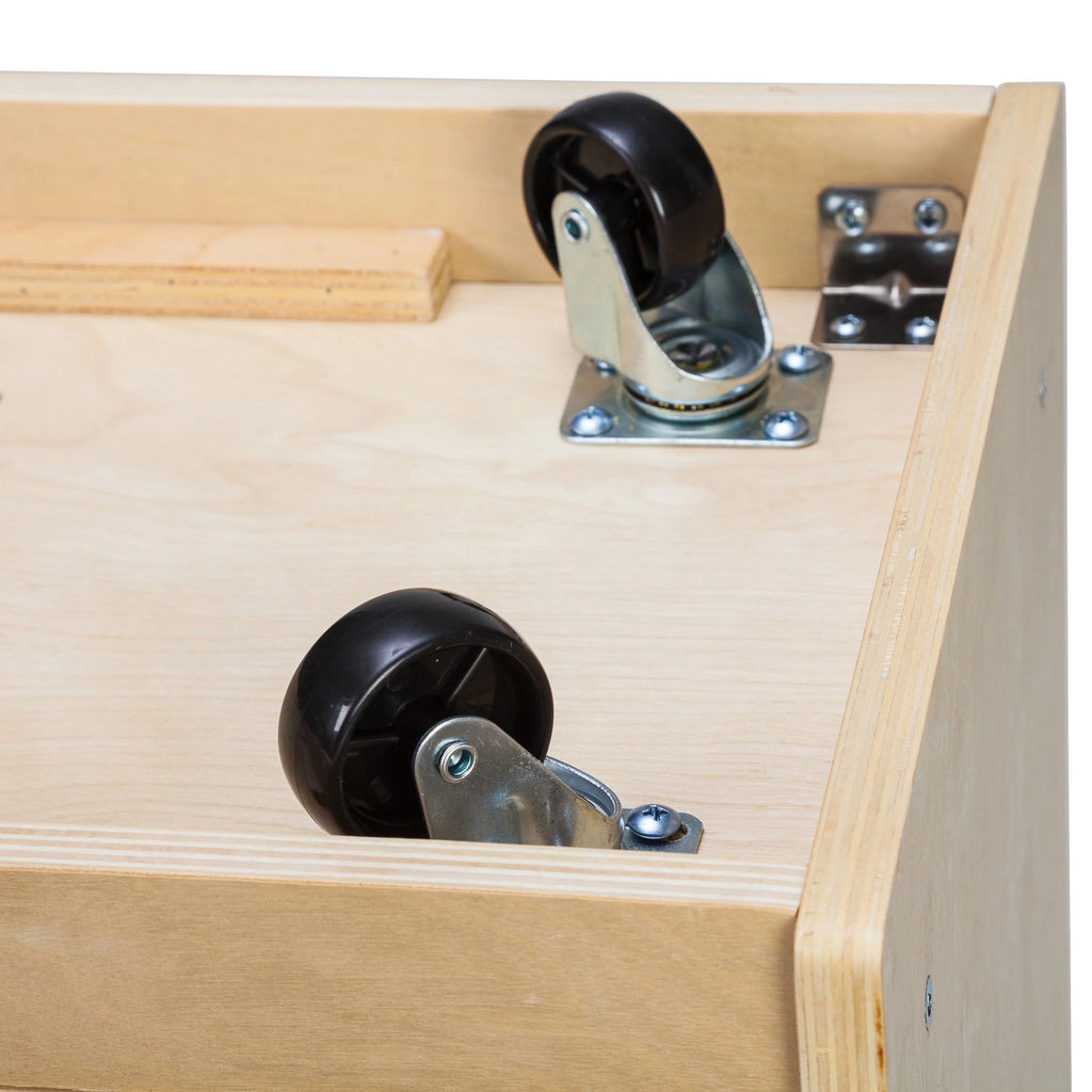 Mobile Storage Cabinet, Natural Q955771