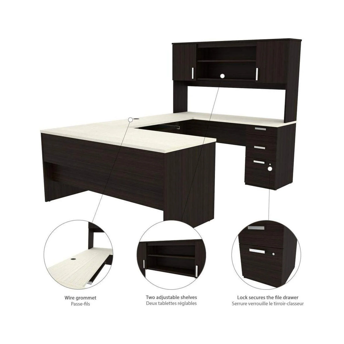 U-Shaped Desk B232