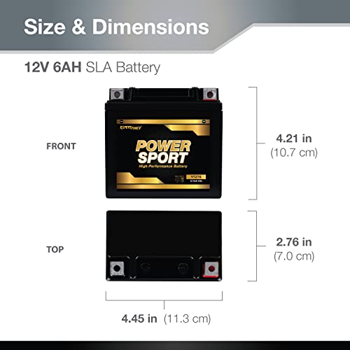 12v 6ah Sealed Maintenance Free Powersport Battery Z791