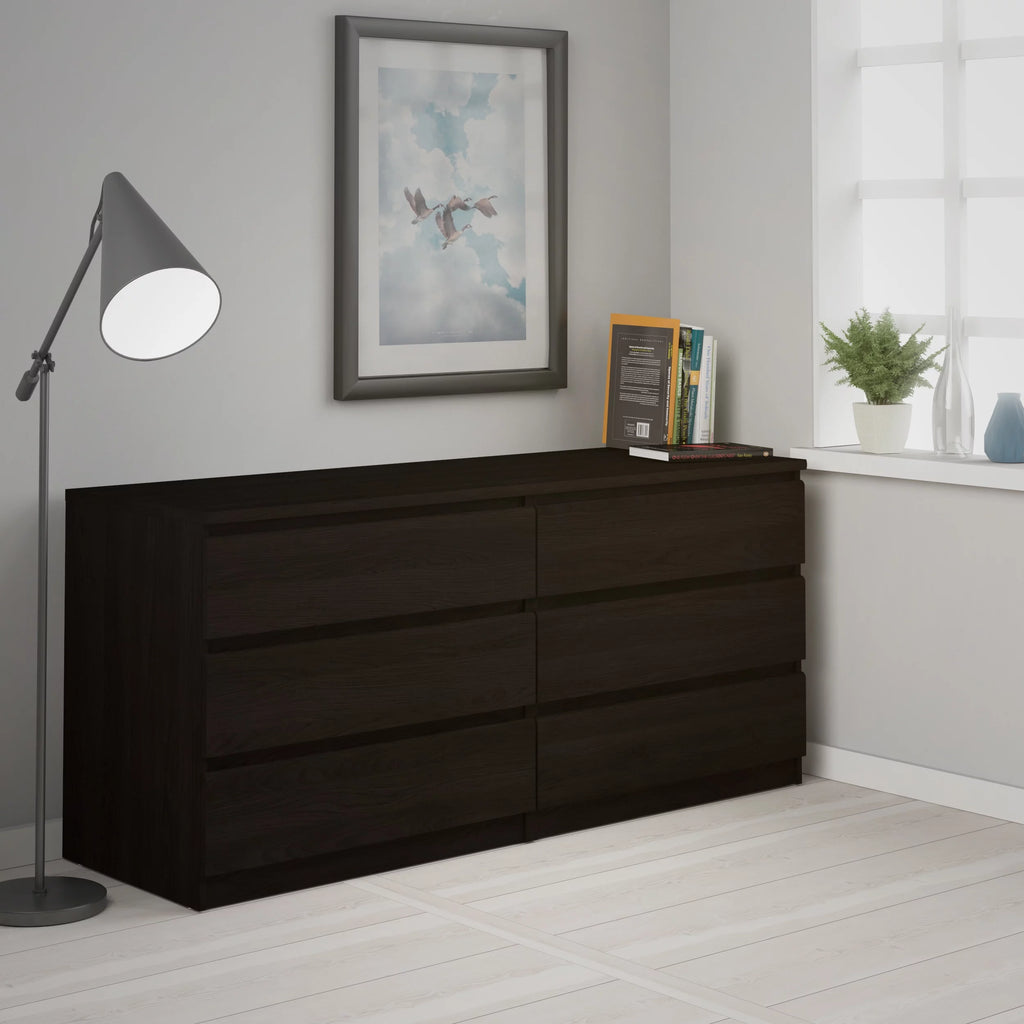 6 Drawer Double Dresser R986