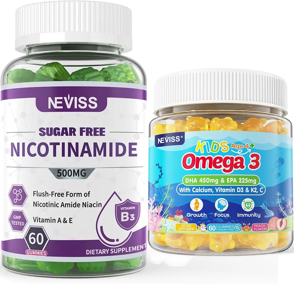 Nicotinamide Gummies + Kids Omega 3 Gummies C82261
