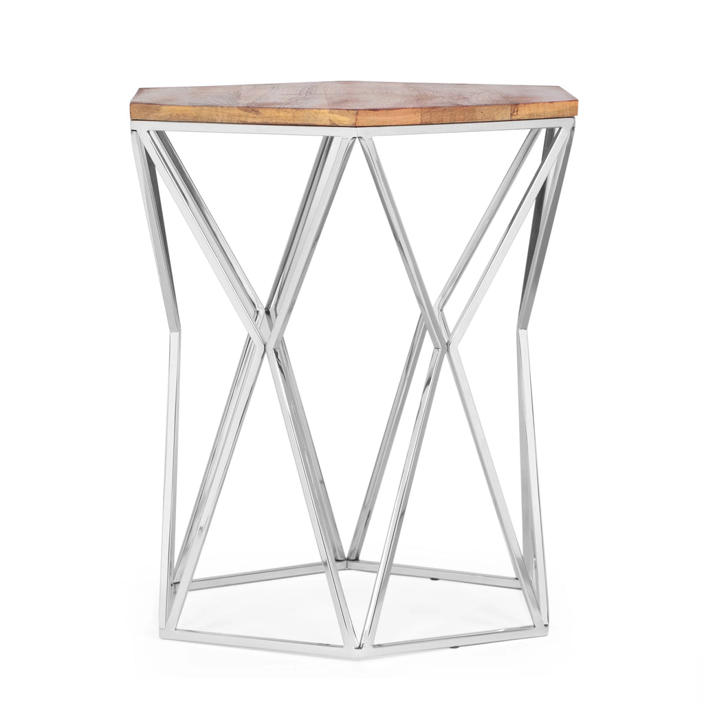 Stainless Steel Side Table Y67125