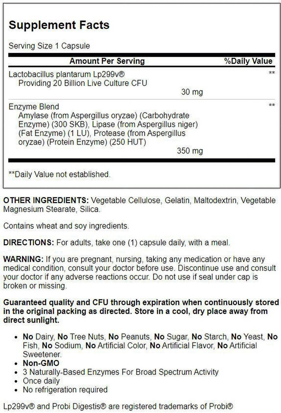 Probiotic Complex+ 20 Billion Cfu 60 Caps Q103130