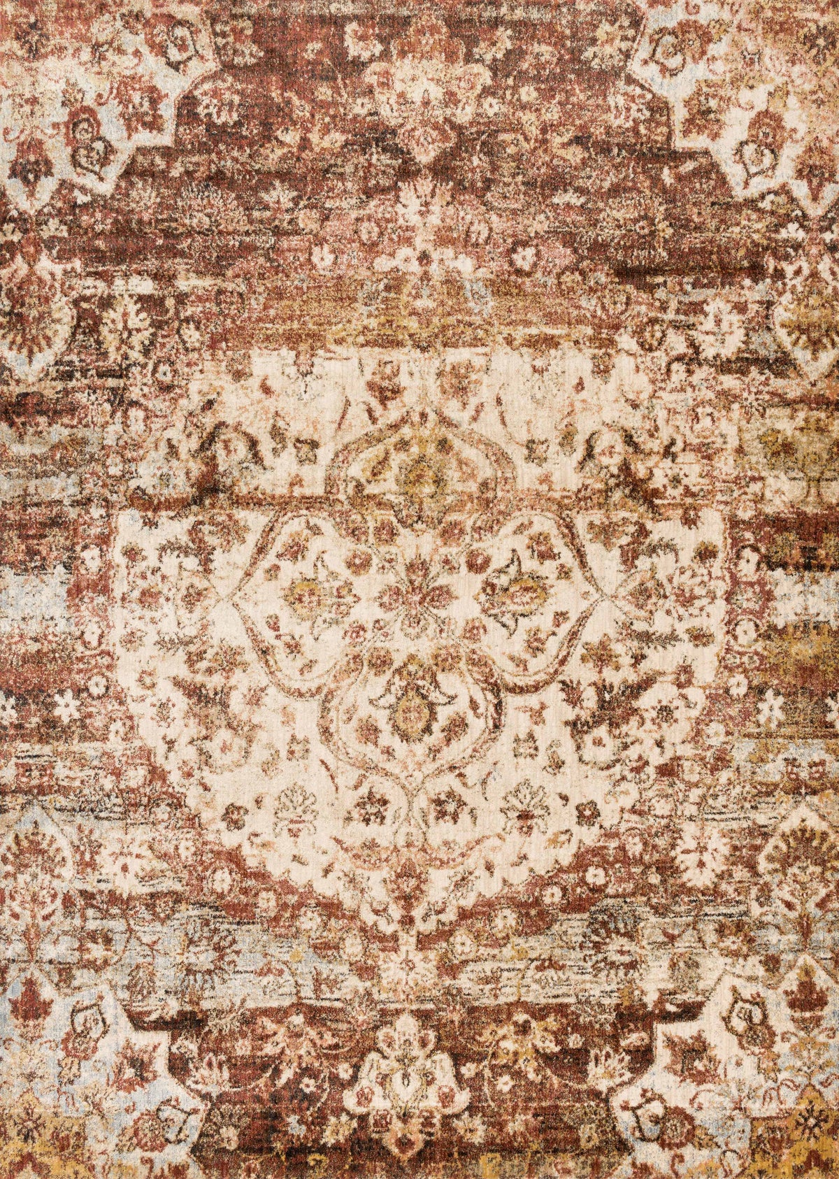 Rust Ivory Rug K93378