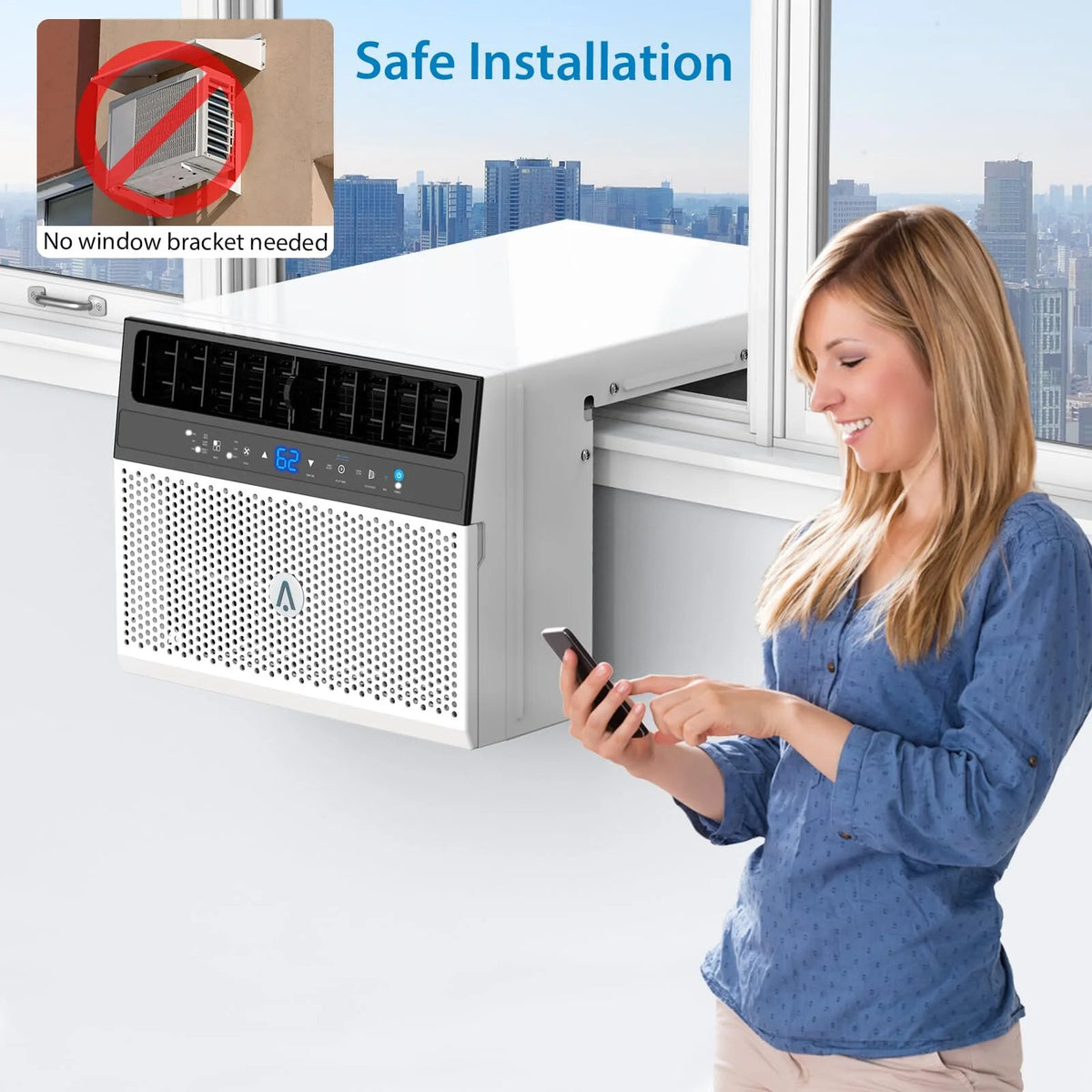 6000 BTU Over the Sill Air Conditioner J302082
