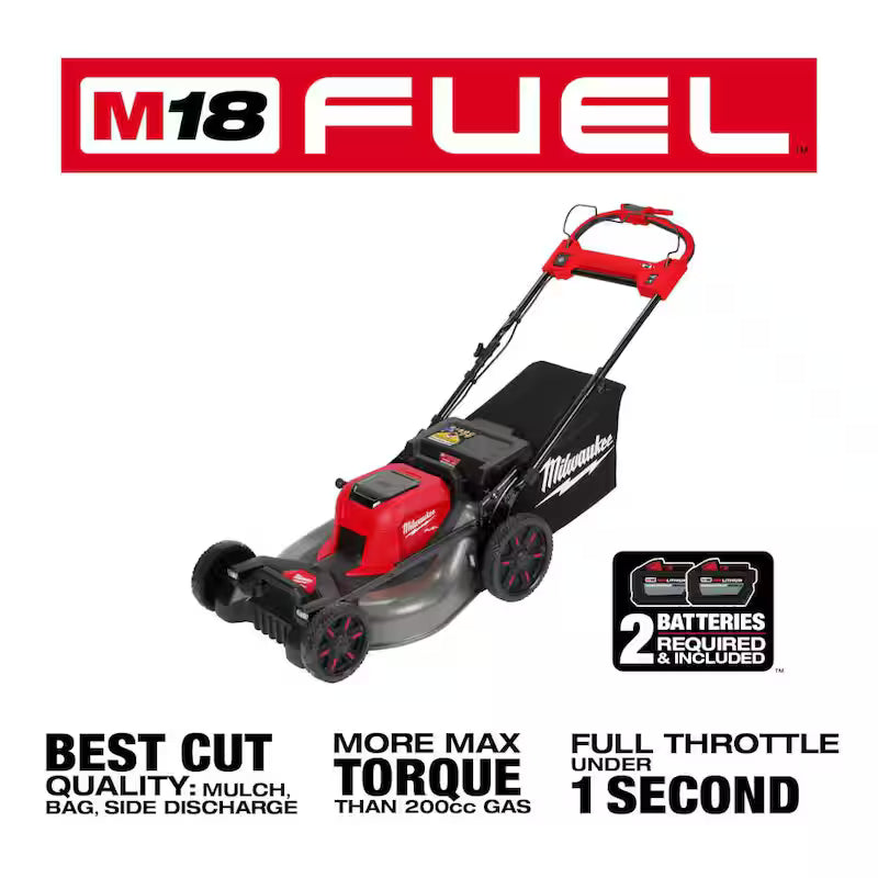 Brushless Cordless 21 in. Self-Propelled Lawn Mower with Hedge Trimmer W763