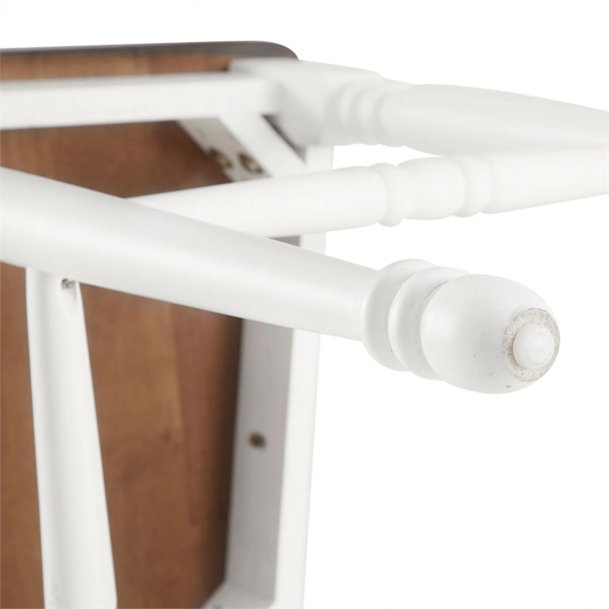 White Wood Dining Chair Set of 4 Y786