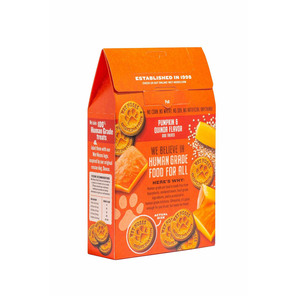 Grain Free Pumpkin Quinoa Dog Treats O629