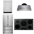 36 Induction Cooktop, Range Hood, Refrigerator, Dishwasher Z766974