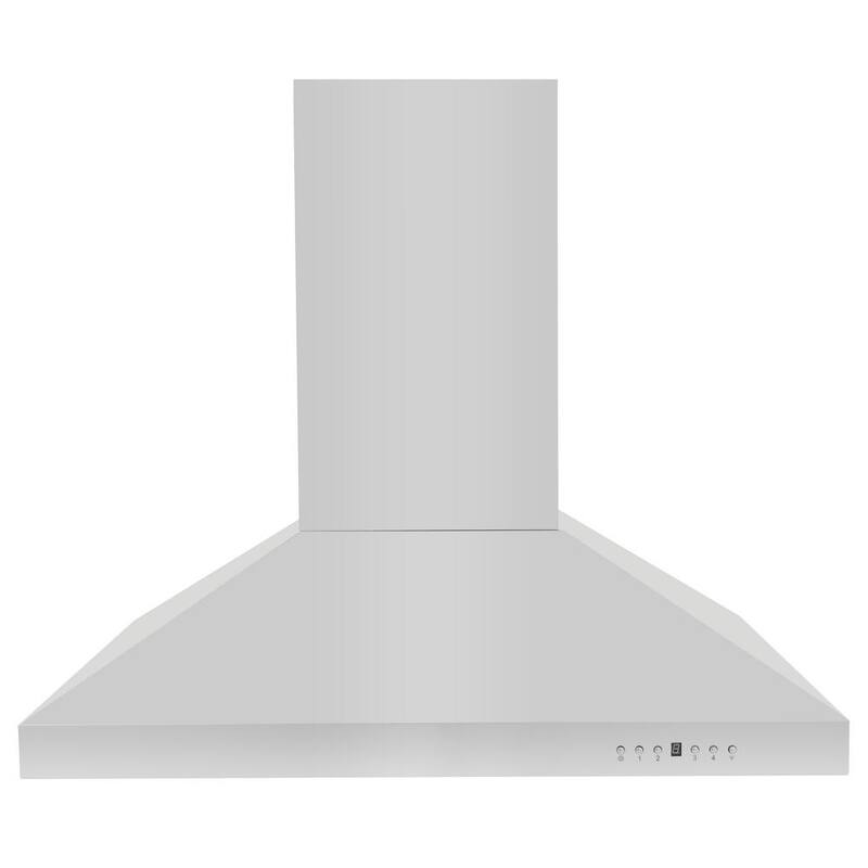 36 in. 400 CFM Convertible Island Mount Range Hood Stainless Steel B21791