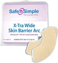 Extra Wide Hydrocolloid Skin Barrier Strips 30 Count D2515
