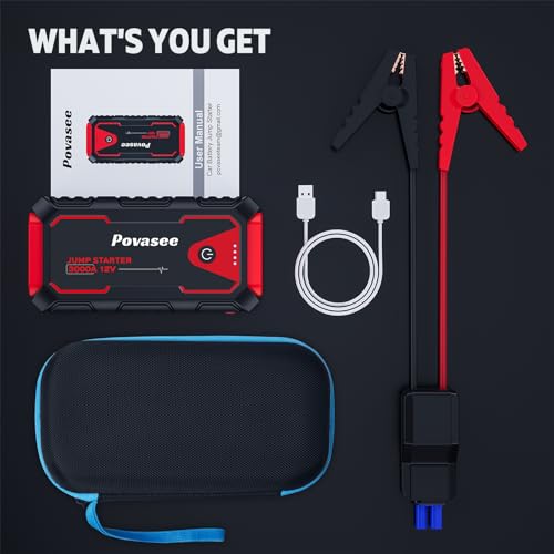3000A Peak 12V Jump Starter with Power Bank Q76959