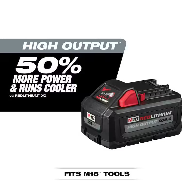 18-Volt Lithium-Ion Brushless Cordless 1/2 in. Compact Drill/Driver Kit with 6.0Ah Battery Pack R628682